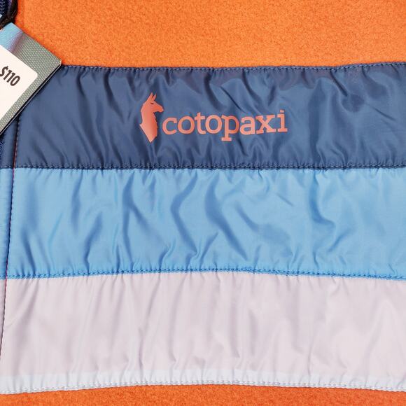 NWT COTOPAXI Teca Fleece Full Zip Jacket Men's Large in Orange w/ *Company LOGO* - Picture 3 of 11
